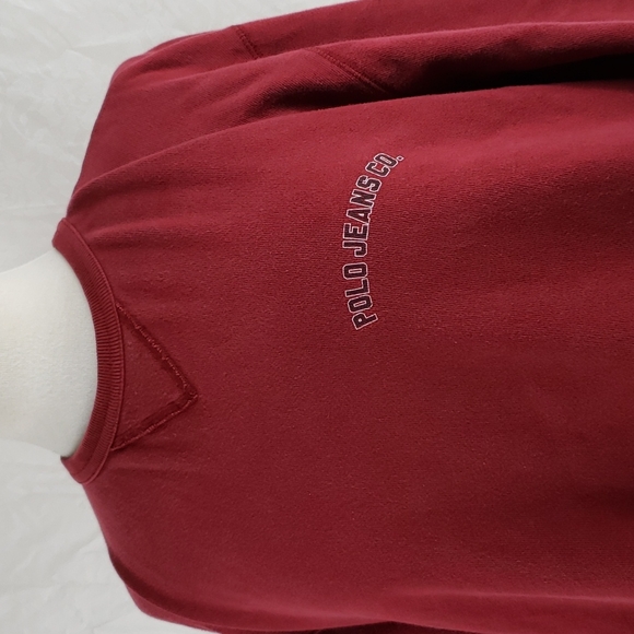 Vintage polo jeans crewneck size xl red - Picture 2 of 8